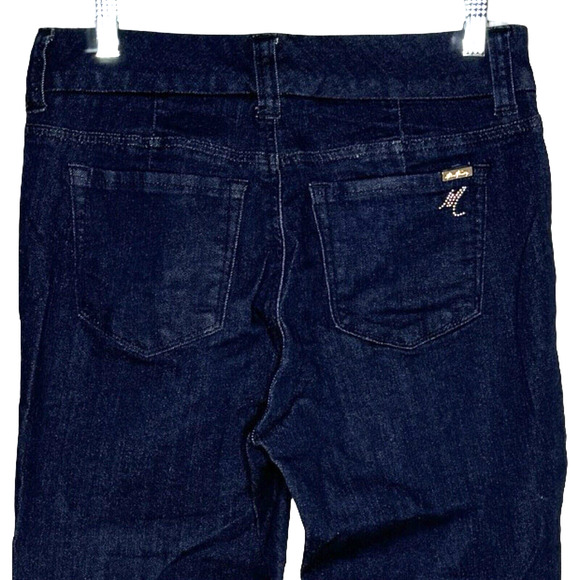 Melissa McCarthy x Seven 7 Jeans Womens 8 Blue Crop Jean Skinny Dark Wash Casual - Picture 4 of 7